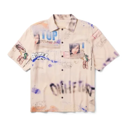 PARCHMENT BUTTON UP SHIRT: CREAM BornXraised