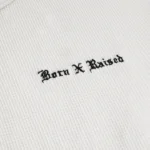 Born X Raised SWAYZE WAFFLE THERMAL WHITE