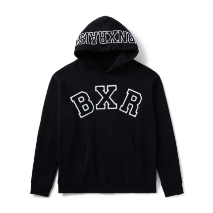 B X R College Park Hoodie: Black