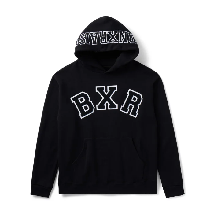 B X R College Park Hoodie: Black