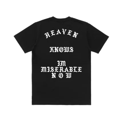 B X R Heaven Knows Tee: Black