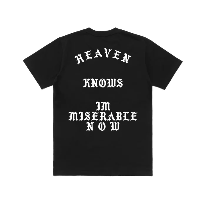 B X R Heaven Knows Tee: Black