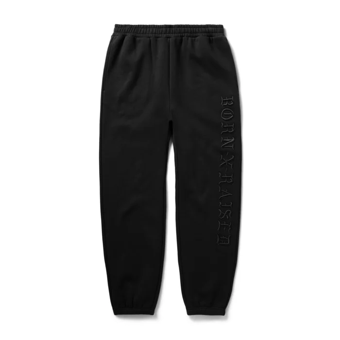 BXR TONAL SWEATS: BLACK