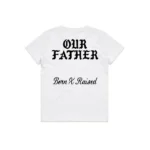 Born X Raised Our Father Youth Tee: White