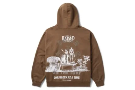 Born X Raised Beer Hoodie: Walnut