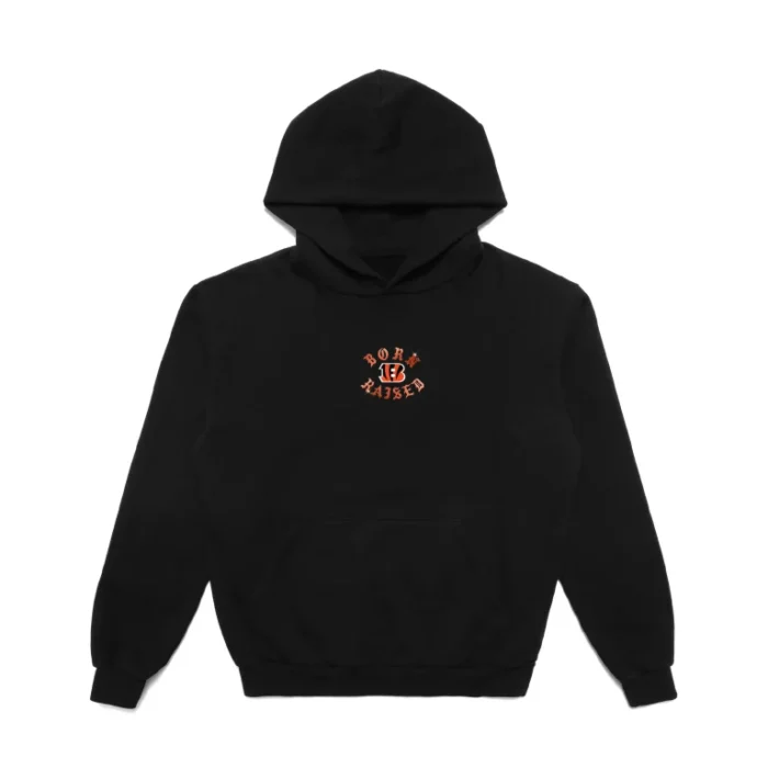 Born X Raised Bengals Chrome Rocker Hoodie