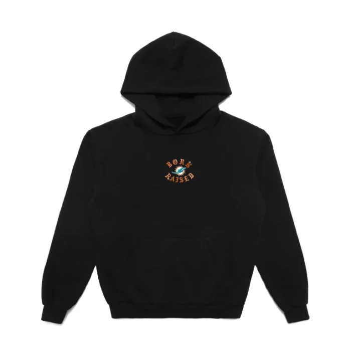 Born X Raised Dolphins Chrome Rocker Hoodie